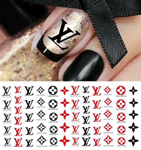 louis vuitton nail polish red|louis vuitton nail transfers.